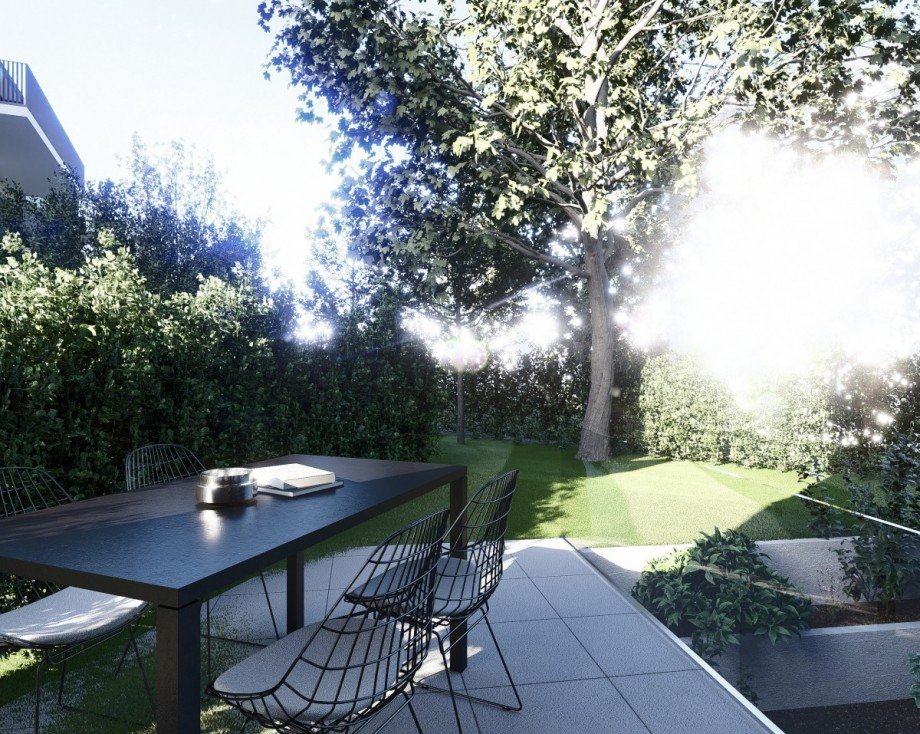 Garten 2 (Visualisierung) Terrassenwohnung Dachau