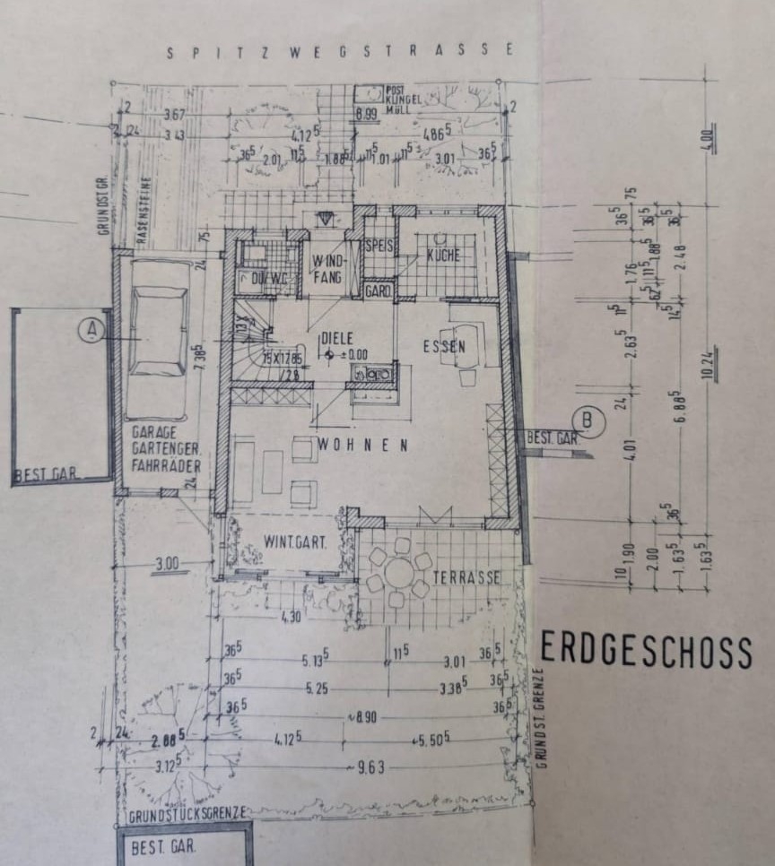 Grundriss EG Einfamilienhaus Dachau
