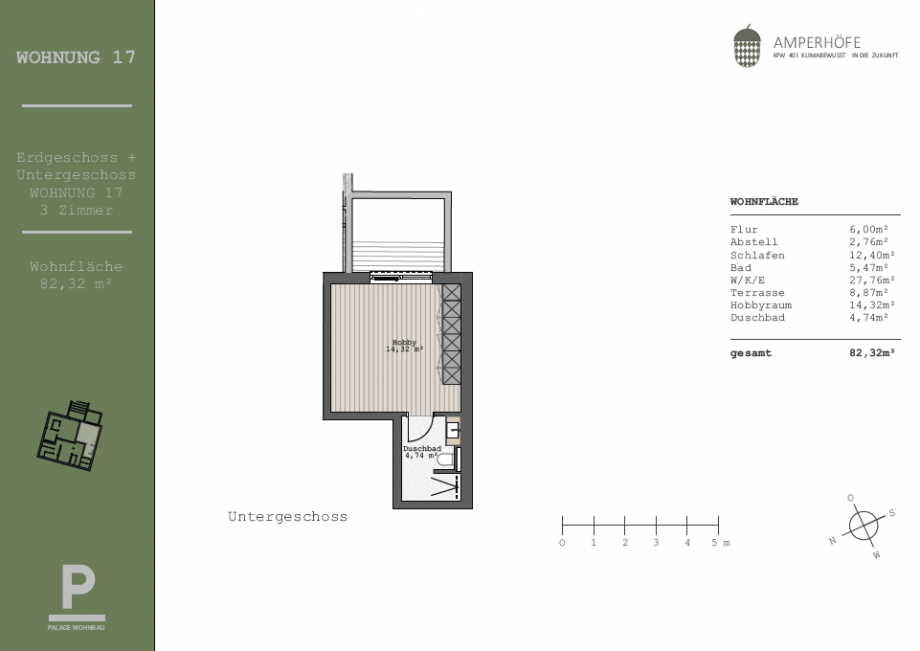 Grundriss 2 Terrassenwohnung Dachau