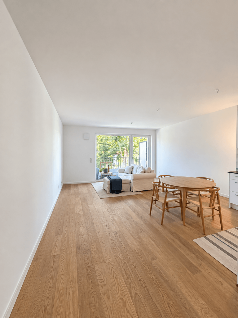 Wohnen Ansicht 1 Dachau - Dachau, Stadt Etagenwohnung Neubau I Charmante 2,5-Zimmer-Wohnung mit hochwertiger Schreinerk�che