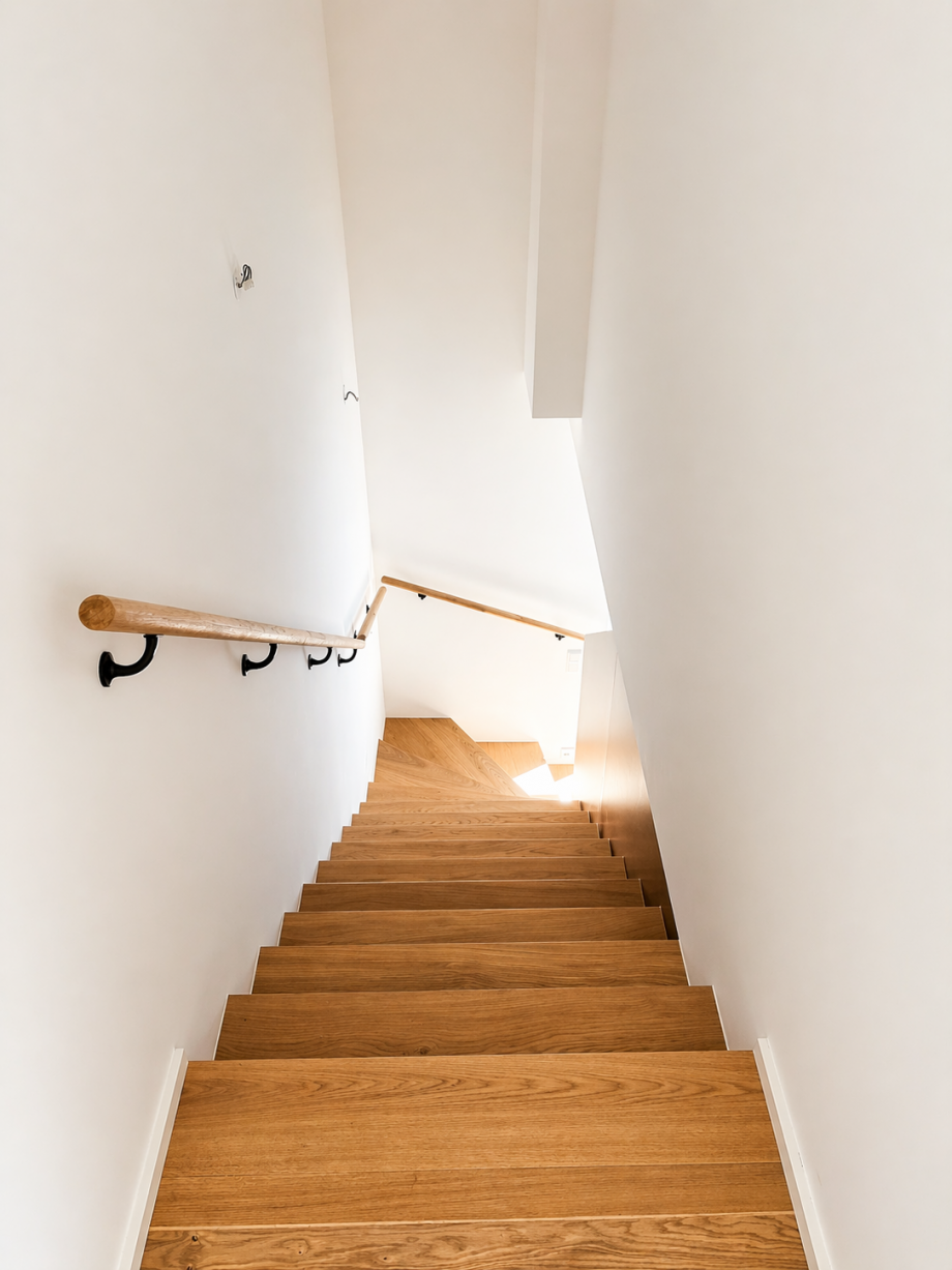 Treppenabgang Terrassenwohnung Dachau