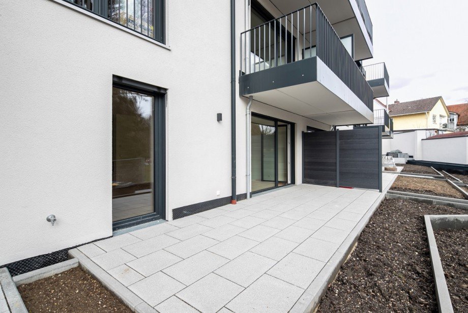 Sonnenterrasse Erdgeschosswohnung Dachau