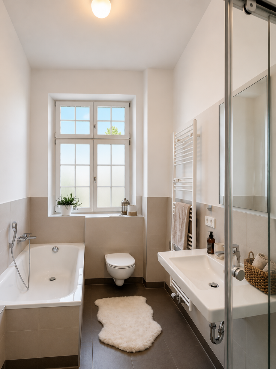 Familienbadezimmer Wohnung M�nchen