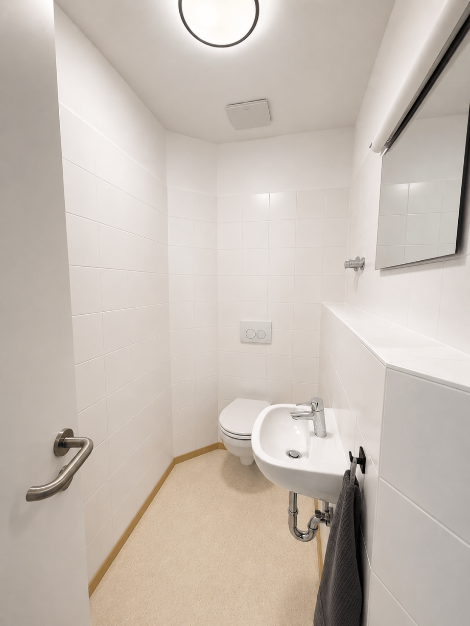 G�ste-WC B�rofl�che M�nchen
