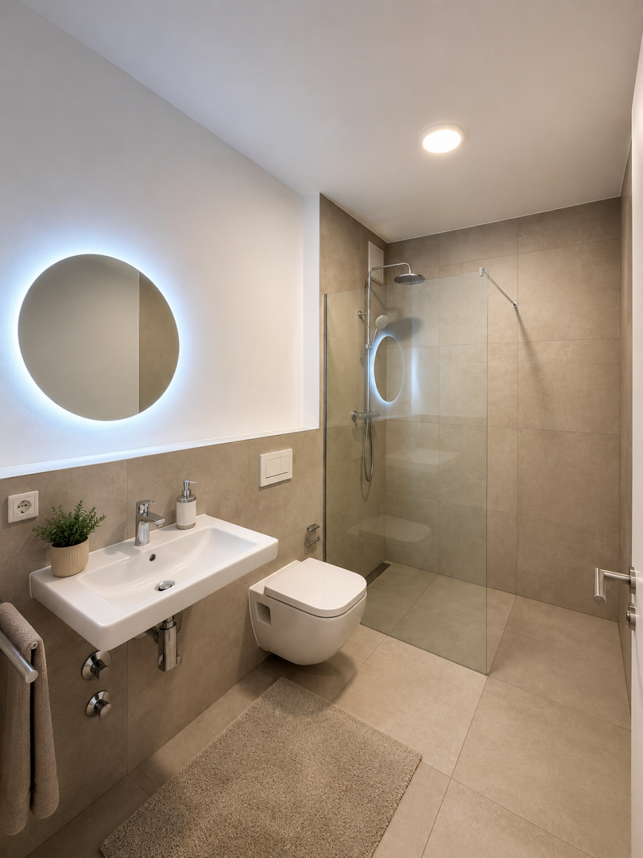 Dusch- und G�stebad Wohnung Augsburg