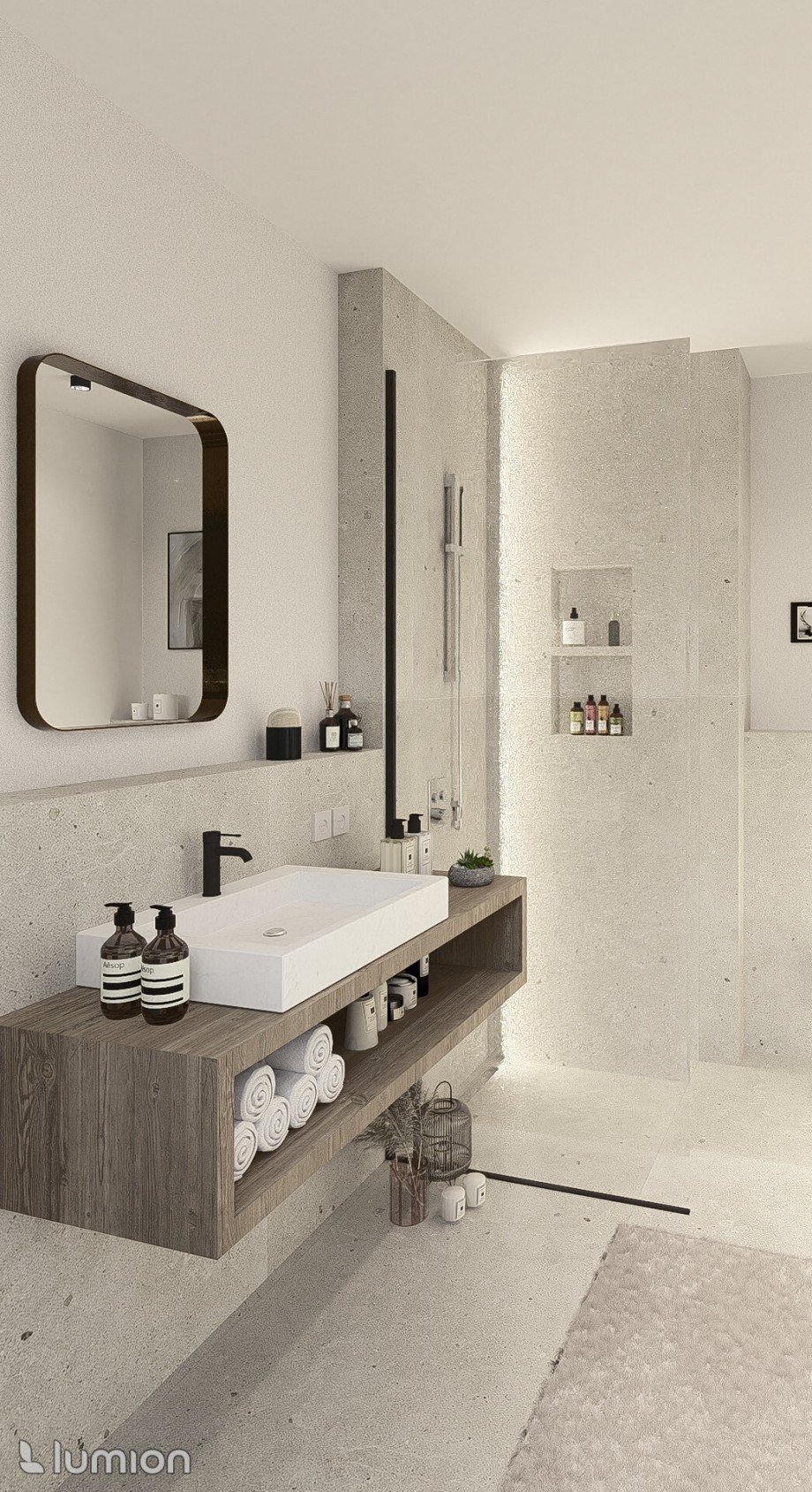 Ansicht Bad Erdgeschosswohnung Dachau