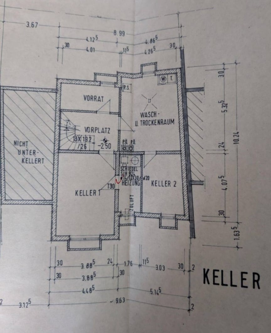 Grundriss KG Einfamilienhaus Dachau