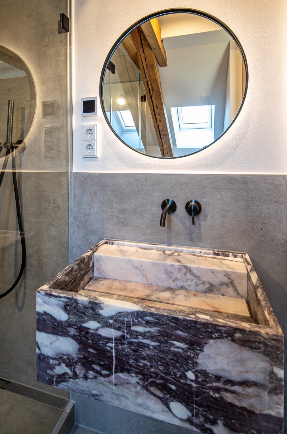 Duschbad - Detail Wohnung M�nchen