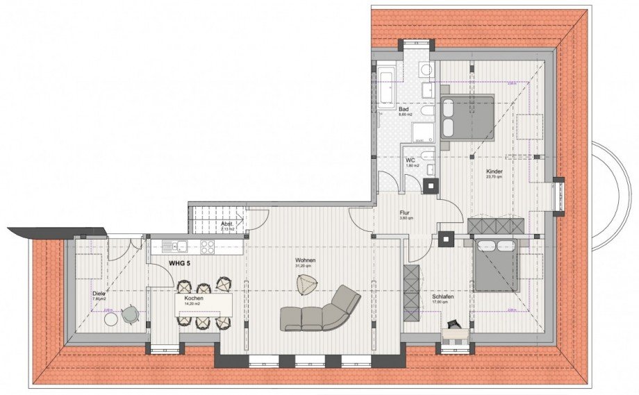 Grundriss Wohnung M�nchen