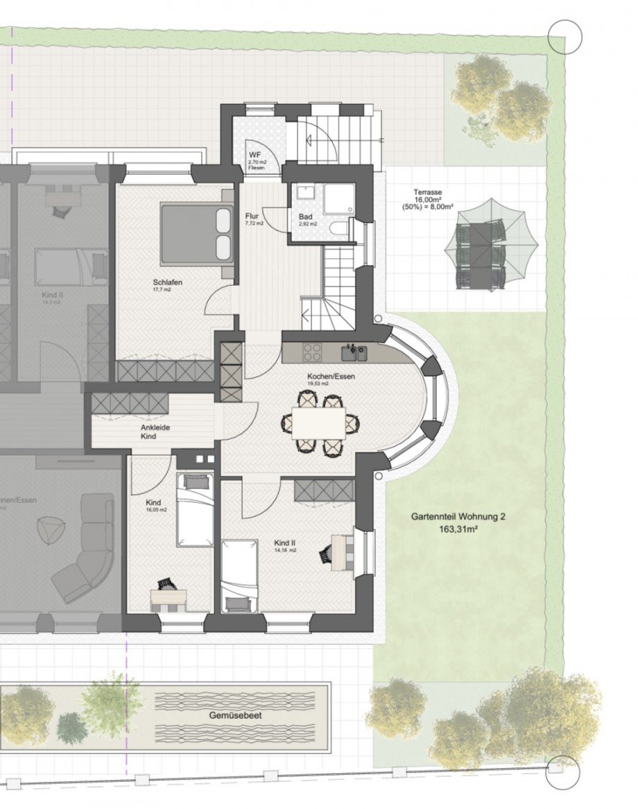 Grundriss Wohnung M�nchen