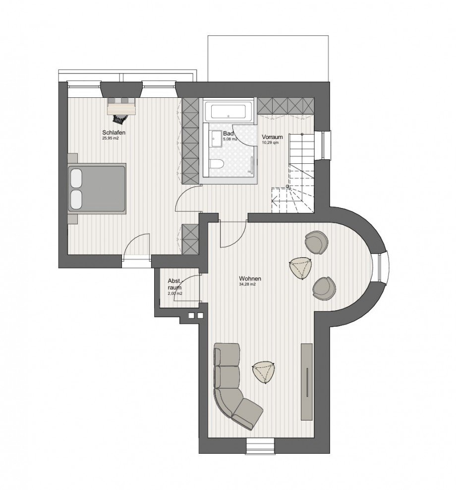 Grundriss Souterrain Wohnung M�nchen